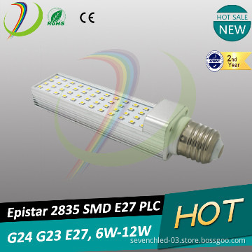 4 pin G24 downLight PLC Bulb 6w 8w 10w 12w e27 8w led corn lights